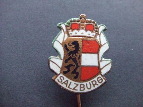 Salzburg stad in Oostenrijk logo met kroontje